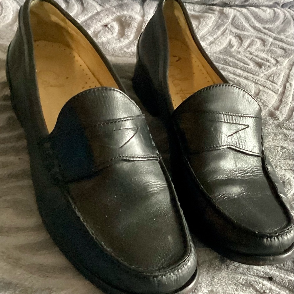 Cole Haan Women’s  Black Leather Loafers